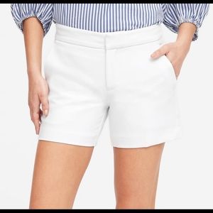 Banana Republic Hampton Shorts, White, 12, NWT